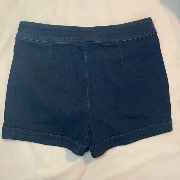 Express NWOT Denim Sailor Shorts - Picture 9 of 14
